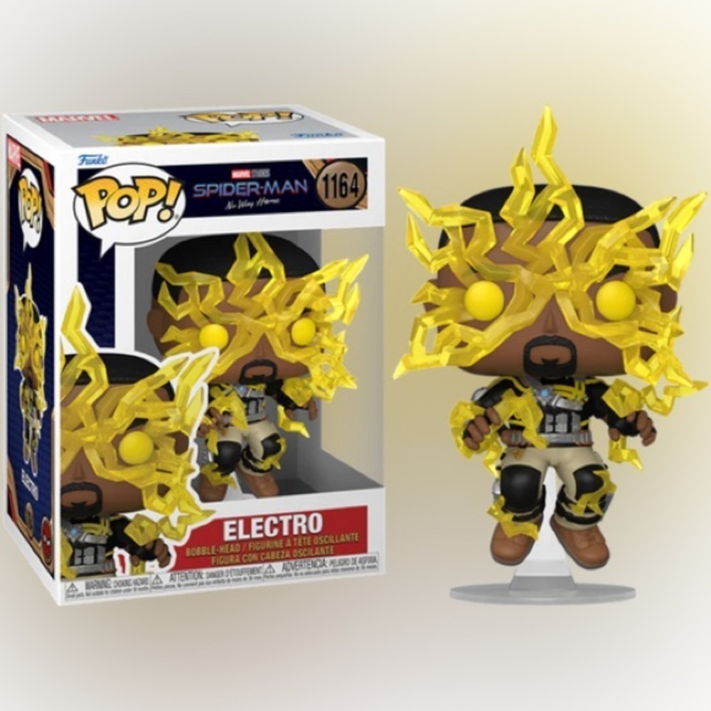 NIB Spider-Man: No Way Home - Electro Pop! Vinyl Figure